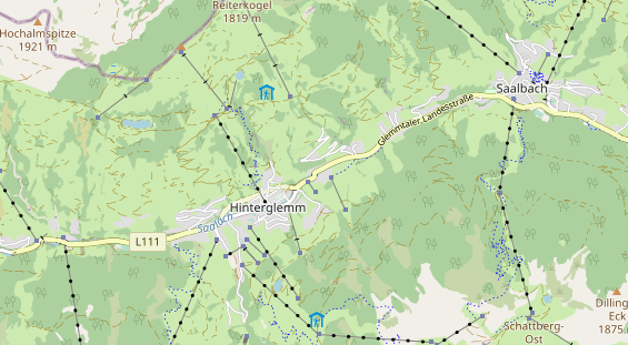 Hundehotel auf Karte