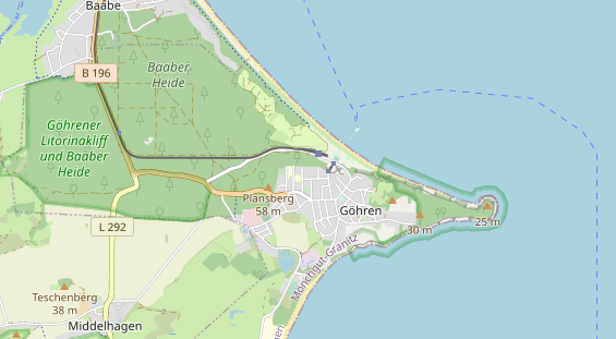 Ferienhaus auf Karte