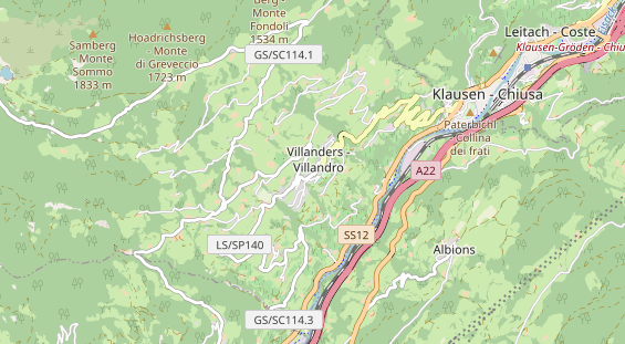 Hundehotel auf Karte