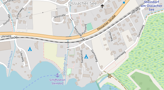 Hundehotel auf Satellitenbild