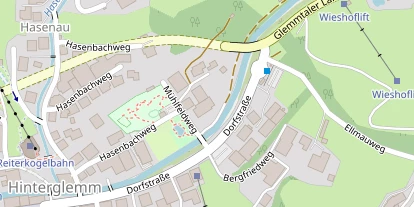 Hundehotel auf Satellitenbild