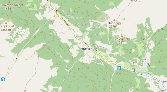 Hundehotel auf Karte