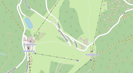 Hundehotel auf Karte