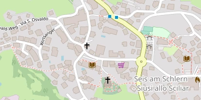 Hundehotel auf Satellitenbild