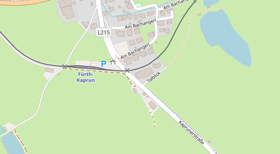 Hundehotel auf Satellitenbild