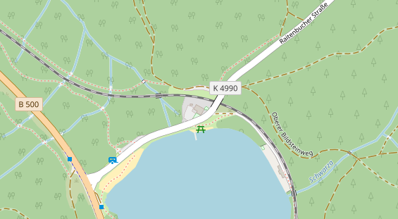 Hundehotel auf Satellitenbild