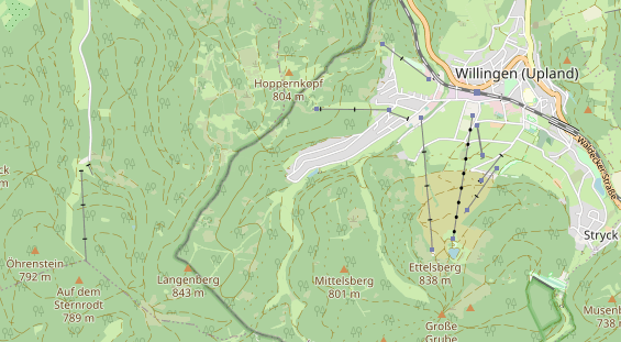 Hundehotel auf Karte