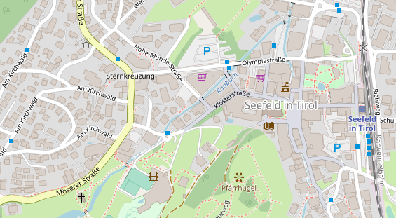 Hundehotel auf Satellitenbild