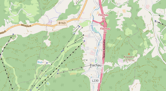 Hundehotel auf Karte