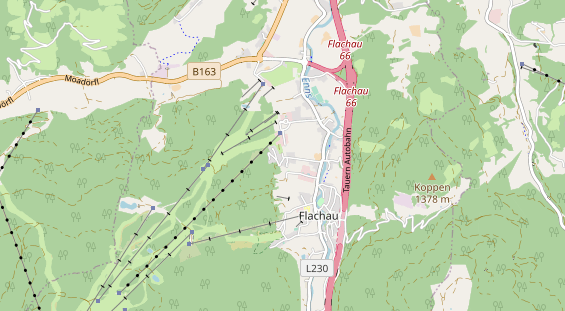 Hundehotel auf Karte