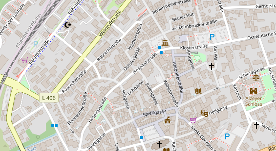 Hundehotel auf Satellitenbild