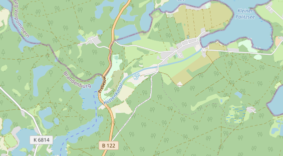 Hundehotel auf Karte