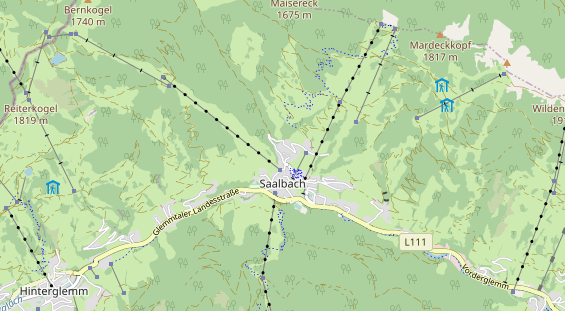 Hundehotel auf Karte