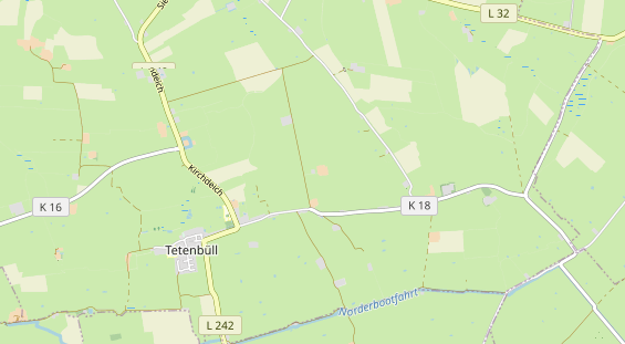 Ferienhaus auf Karte