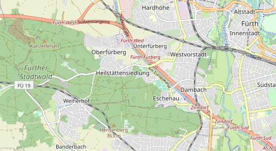 Hundehotel auf Karte