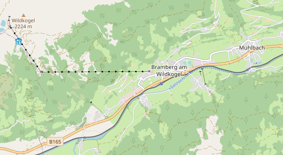 Hundehotel auf Karte