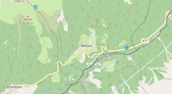 Hundehotel auf Karte