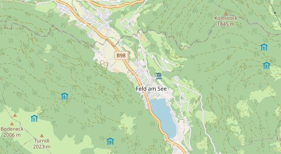 Hundehotel auf Karte