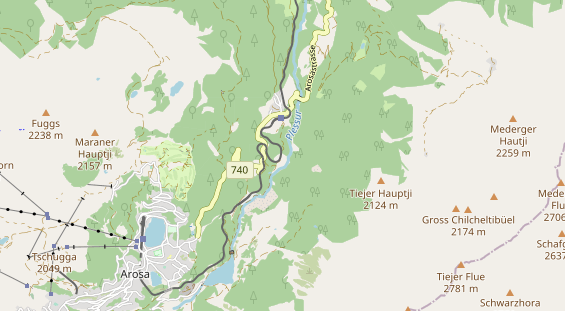 Ferienhaus auf Karte
