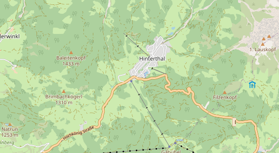 Hundehotel auf Karte