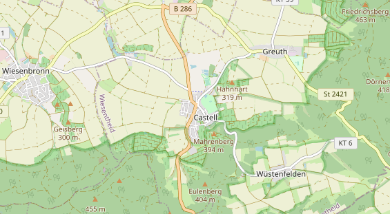 Hundehotel auf Karte