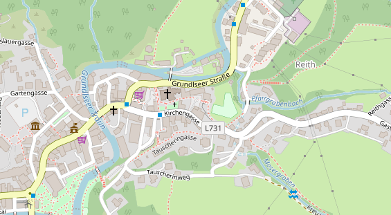 Hundehotel auf Satellitenbild