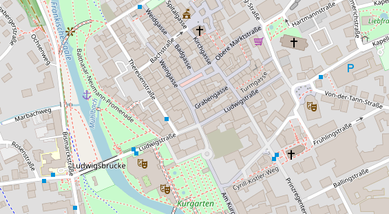 Hundehotel auf Satellitenbild