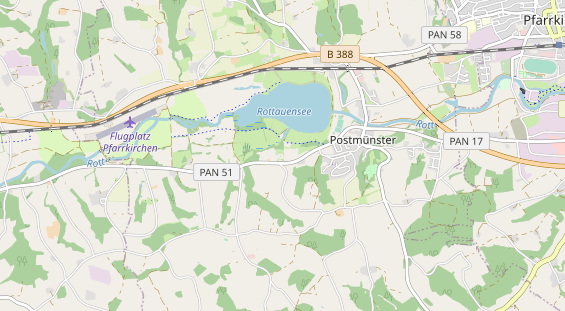 Hundehotel auf Karte