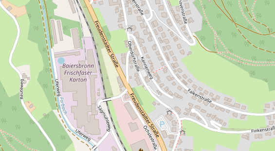 Hundehotel auf Satellitenbild