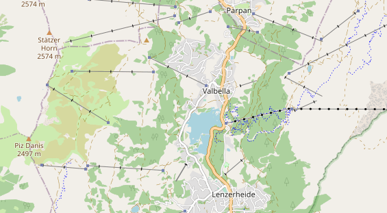 Hundehotel auf Karte