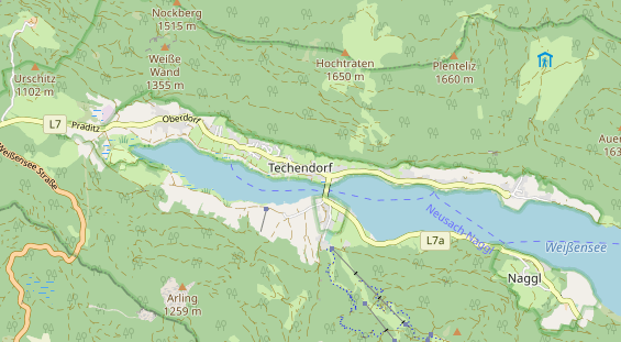 Ferienhaus auf Karte