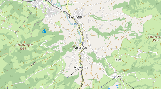 Hundehotel auf Karte