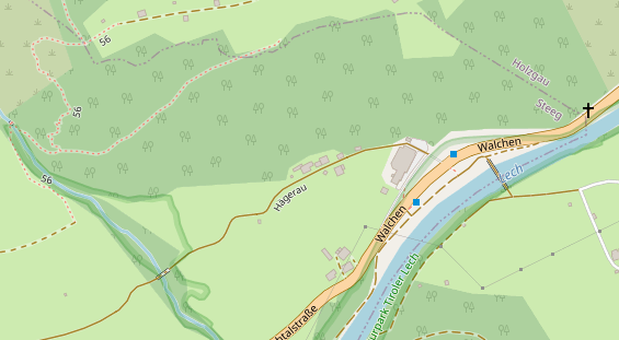 Hundehotel auf Satellitenbild