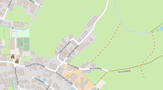 Hundehotel auf Satellitenbild