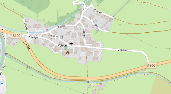 Hundehotel auf Satellitenbild