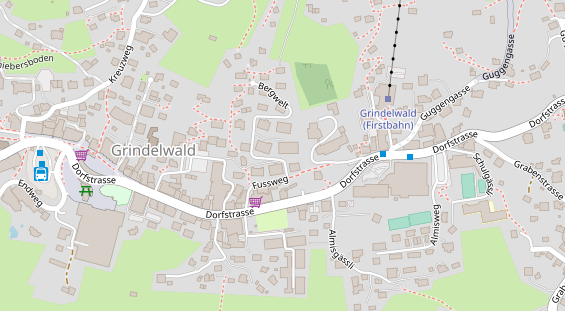 Hundehotel auf Satellitenbild