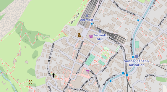 Hundehotel auf Karte