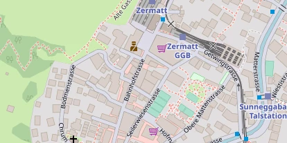Hundehotel auf Satellitenbild