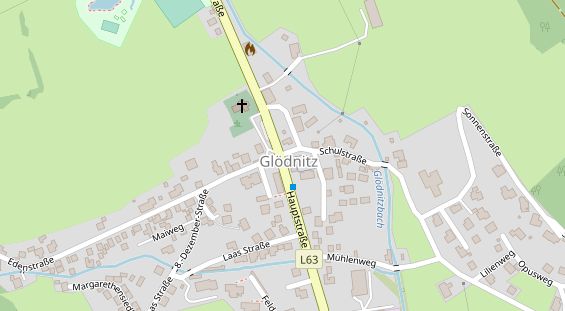 Hundehotel auf Satellitenbild