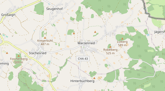 Hundehotel auf Karte