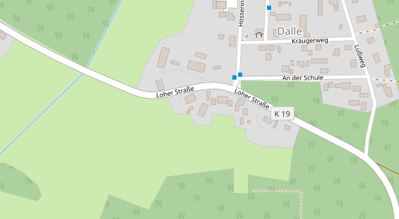 Hundehotel auf Satellitenbild