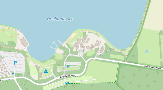 Hundehotel auf Satellitenbild