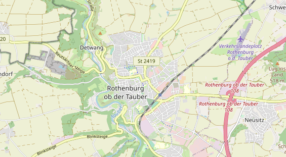 Hundehotel auf Karte