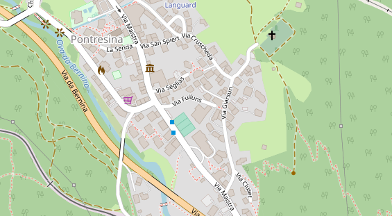 Hundehotel auf Satellitenbild