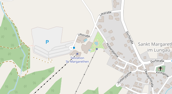 Hundehotel auf Satellitenbild