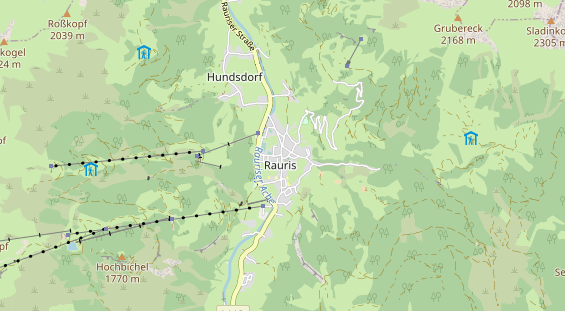 Hundehotel auf Karte