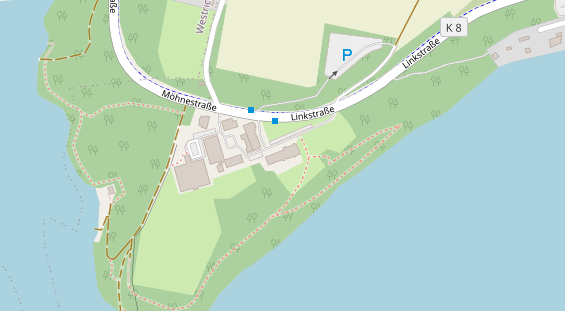 Hundehotel auf Satellitenbild