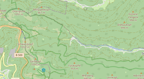 Hundehotel auf Karte