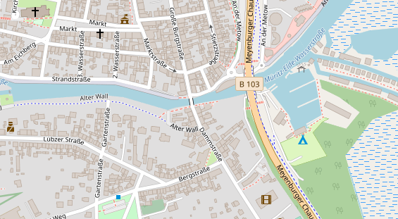 Hundehotel auf Satellitenbild