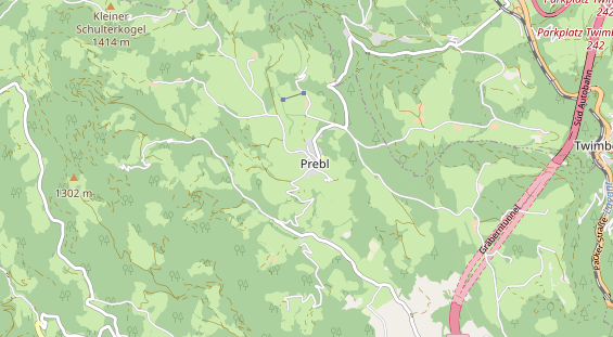 Hundehotel auf Karte